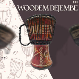 Drum (Djembe) Size Height 24cm X Top Diameter 14cm