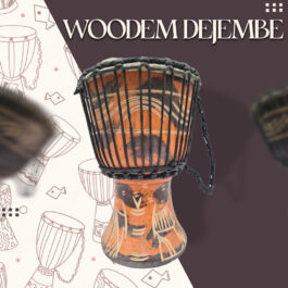 Drum (Djembe) Size Height 24cm X Top Diameter 14cm