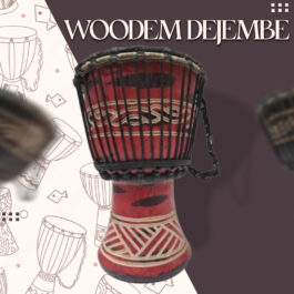 Drum (Djembe) Size Height 24cm X Top Diameter 14cm