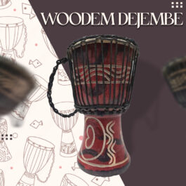 Drum (Djembe) Size Height 24cm X Top Diameter 14cm