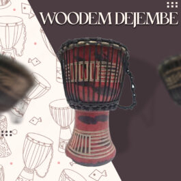 Drum (Djembe) Size Height 24cm X Top Diameter 14cm