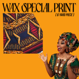 Special  African Wax Print  6 Yards Piece