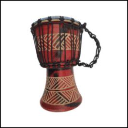 Drum (Djembe) Size Height 26cm X Top Diameter 17cm