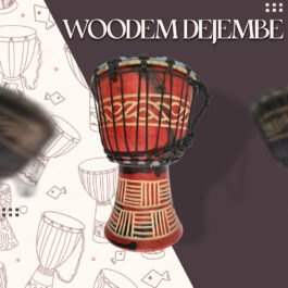 Drum (Djembe) Size Height 26cm X Top Diameter 17cm