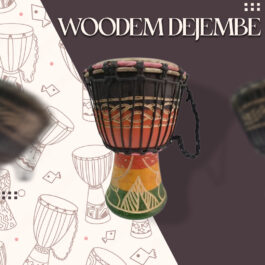 Drum (Djembe) Size Height 26cm X Top Diameter 17cm