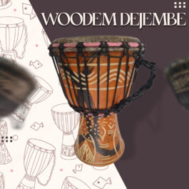 Drum (Djembe) Size Height 26cm X Top Diameter 17cm