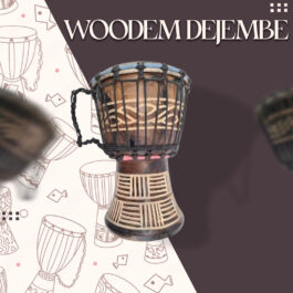 Drum (Djembe) Size Height 26cm X Top Diameter 17cm