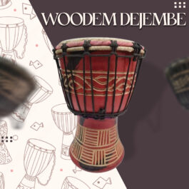 Drum (Djembe) Size Height 26cm X Top Diameter 17cm