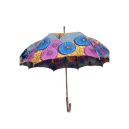 African Wax Print Umbrella