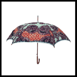 African Wax Print Umbrella