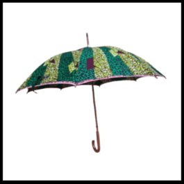 African Wax Print Umbrella