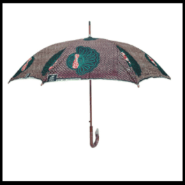 African Wax Print Umbrella