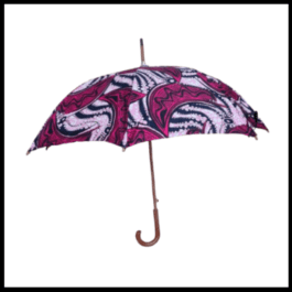 African Wax Print Umbrella