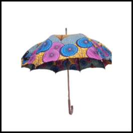 African Wax Print Umbrella