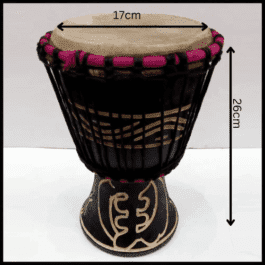 Drum (Djembe) Size Height 26cm X Top Diameter 17cm