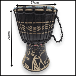 Drum (Djembe) Size Height 26cm X Top Diameter 17cm