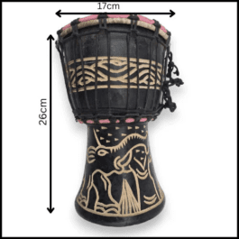 Drum (Djembe) Size Height 26cm X Top Diameter 17cm