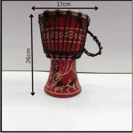 Drum (Djembe) Size Height 26cm X Top Diameter 17cm