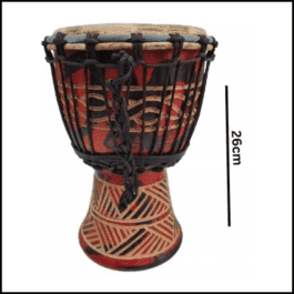Drum (Djembe) Size Height 26cm X Top Diameter 17cm