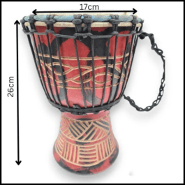 Drum (Djembe) Size Height 26cm X Top Diameter 17cm