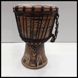 Drum (Djembe) Size Height 26cm X Top Diameter 17cm