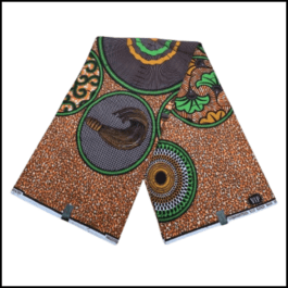 African Wax Fabric/Wax Clothes/Ghanaian Wax Print/Nigerian Ankara. 6 Yards Piece