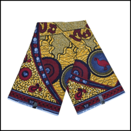 African Wax Fabric/Wax Clothes/Ghanaian Wax Print/Nigerian Ankara. 6 Yards Piece