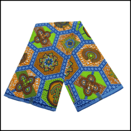 African Wax Fabric/Wax Clothes/Ghanaian Wax Print/Nigerian Ankara. 6 Yards Piece