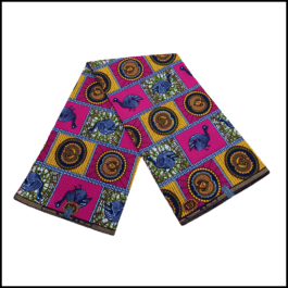 African Wax Fabric/Wax Clothes/Ghanaian Wax Print/Nigerian Ankara. 6 Yards Piece