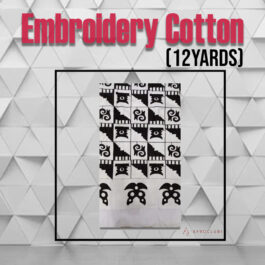 Embroidery cotton Meba Wo Abrokyere 6 Yards