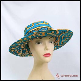 African Wax Print Floppy Cap