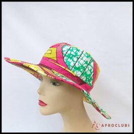 African Wax Print Floppy Cap