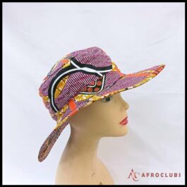 African Wax Print Floppy Cap