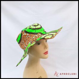 African Wax Print Floppy Cap