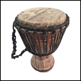 Drum (Djembe) Size Height 24cm X Top Diameter 14cm