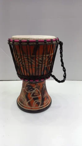 Drum (Djembe) Size Height 26cm X Top Diameter 17cm