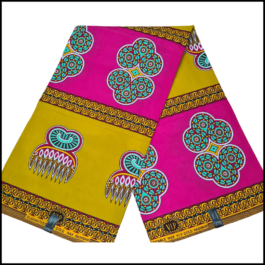 African Wax Fabric/Wax Clothes/Ghanaian Wax Print/Nigerian Ankara. 6 Yards Piece
