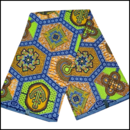African Wax Fabric/Wax Clothes/Ghanaian Wax Print/Nigerian Ankara. 6 Yards Piece
