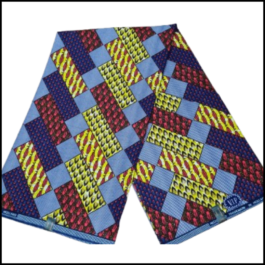 African Wax Fabric/Wax Clothes/Ghanaian Wax Print/Nigerian Ankara. 6 Yards Piece