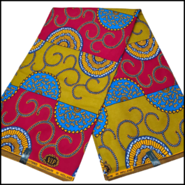 African Wax Fabric/Wax Clothes/Ghanaian Wax Print/Nigerian Ankara. 6 Yards Piece