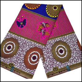 African Wax Fabric/Wax Clothes/Ghanaian Wax Print/Nigerian Ankara. 6 Yards Piece
