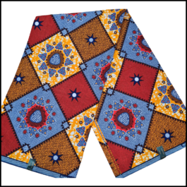 African Wax Fabric/Wax Clothes/Ghanaian Wax Print/Nigerian Ankara. 6 Yards Piece