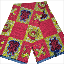 African Wax Fabric/Wax Clothes/Ghanaian Wax Print/Nigerian Ankara. 6 Yards Piece