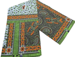 African Wax Fabric/Wax Clothes/Ghanaian Wax Print/Nigerian Ankara. 6 Yards Piece